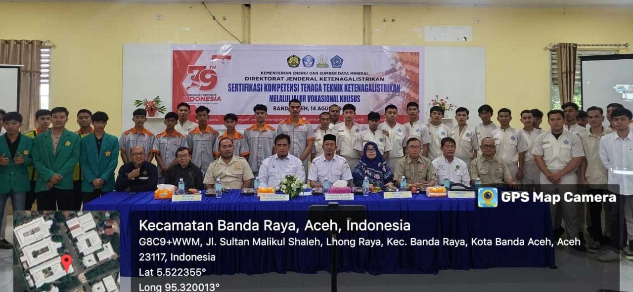 Uji Sertifikasi Kompetensi Jalur Vokasi khusus di Banda Aceh